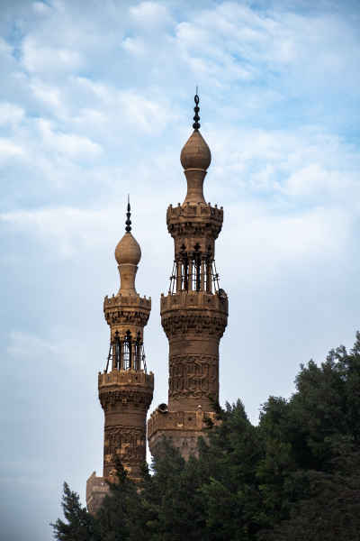 Sultan Faraj Ibn Barquq Mosque Minarets, Mamluk Cairo