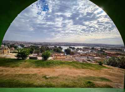 Nile River View from Nubia, Aswan Egypt