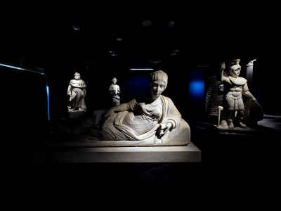Greco-Roman Museum Statues Display, Alexandria Egypt