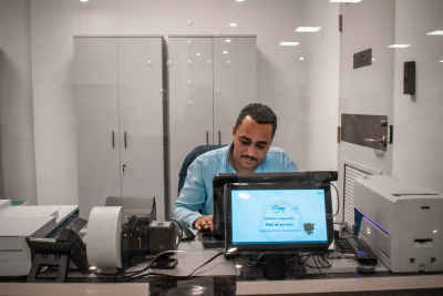 Ticket Office Staff at New Capital Monorail Station