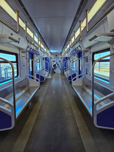 LRT Train Interior, New Administrative Capital Egypt