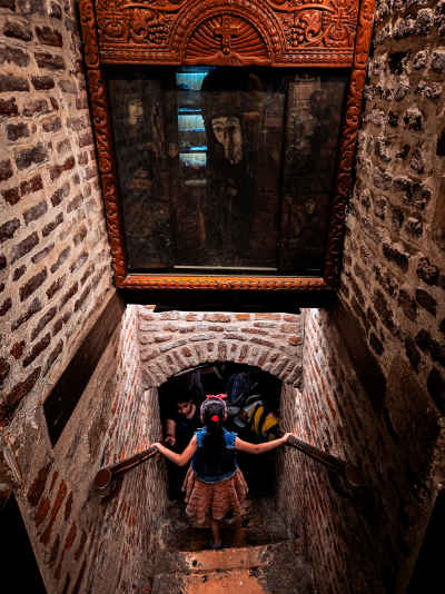 Abu Serga Church Crypt Staircase, Coptic Cairo