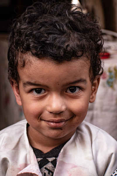 Egyptian Child Portrait, Al-Darb Al-Ahmar Cairo