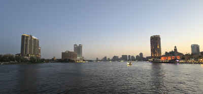 Nile River View from Naval Club, Zamalek Cairo
