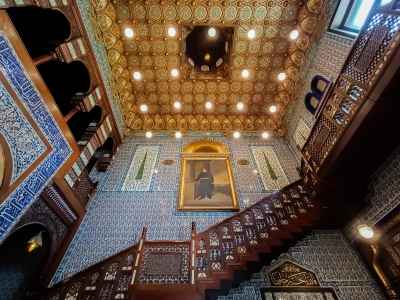 Prince Mohamed Ali Palace Interior Staircase, Manial Cairo