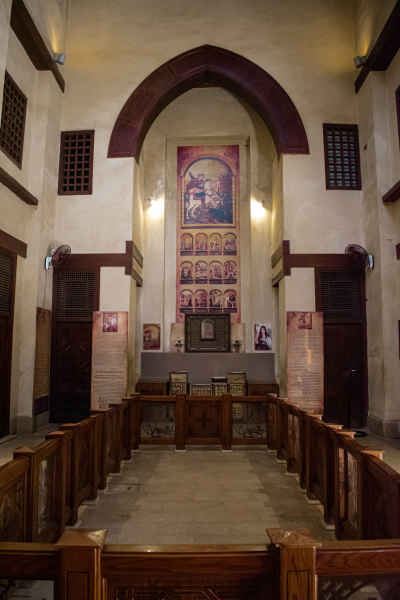 Saint George Convent Interior Chapel, Coptic Cairo