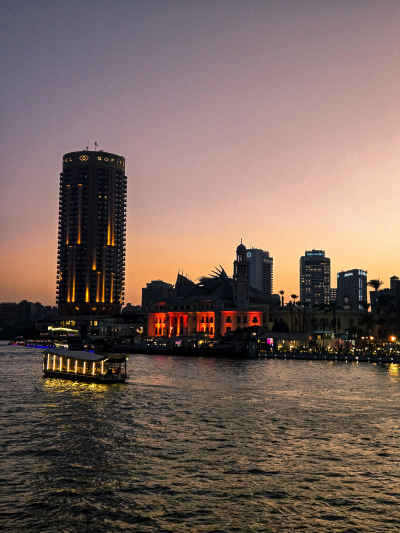 Nile River Sunset View, Zamalek Cairo
