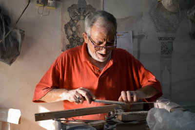 Shell Box Maker Craftsman Workshop, Al-Muizz Cairo