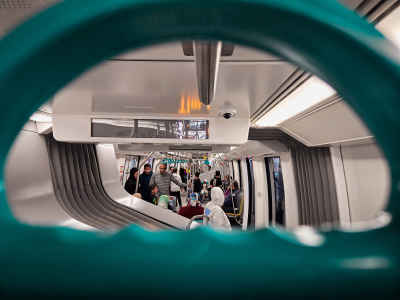 Monorail Interior Passengers, New Administrative Capital