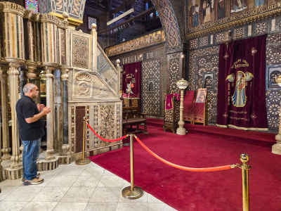 Hanging Church Interior, Coptic Cairo