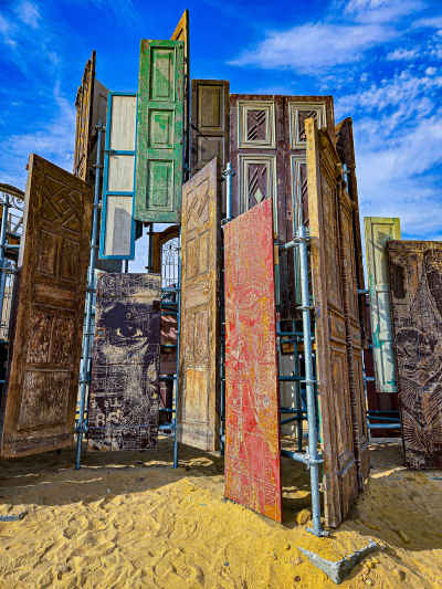 Forever Is Now Art Installation at Giza Pyramids Plateau