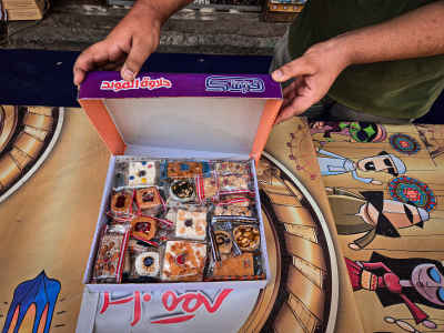 Moulid Sweets Box Stall, Al-Abbasiya Cairo