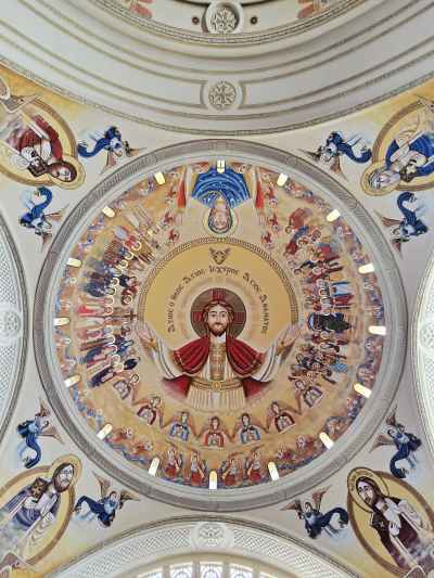 Cathedral of the Nativity Dome Ceiling Mural, New Administrative Capital