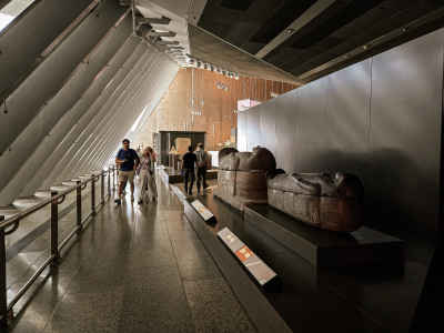 Ancient Sarcophagi Gallery, Grand Egyptian Museum Giza