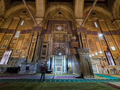 Al-Rifai Mosque Prayer Hall Interior, Cairo