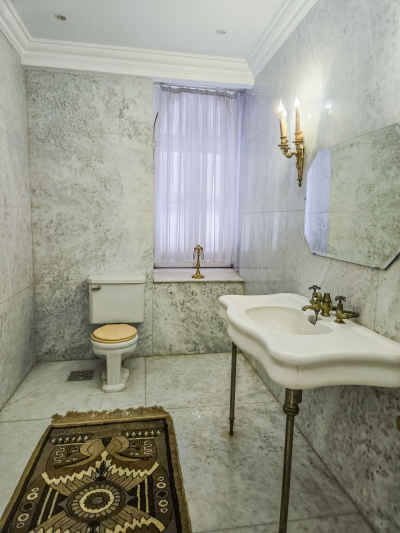 Royal Marble Bathroom Interior, Qubba Palace Cairo