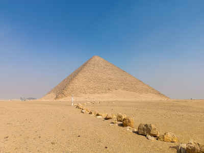 Red Pyramid of Dahshur, Giza Desert, Egypt
