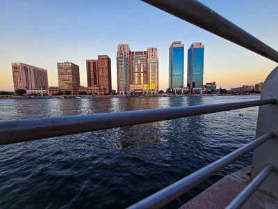 Nile Corniche Skyline at Sunset, Zamalek Cairo