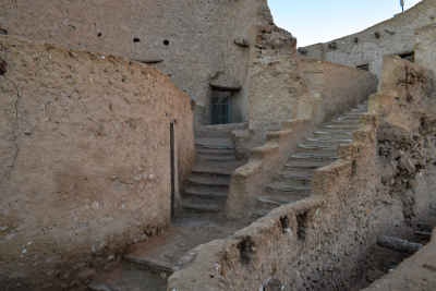 Shali Fortress Mud Brick Stairway, Siwa Oasis
