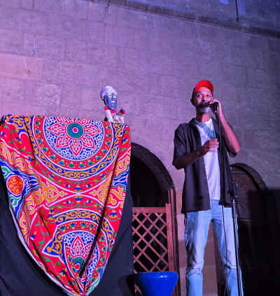 Aragoz Puppet Show Performance, Beit El-Sehemy Cairo