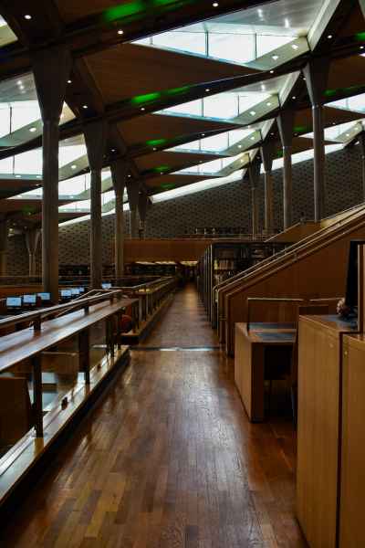 Bibliotheca Alexandrina Main Reading Hall Interior