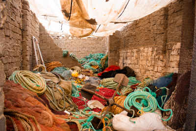 Fishing Nets and Ropes Storage Room, Rashid Egypt
