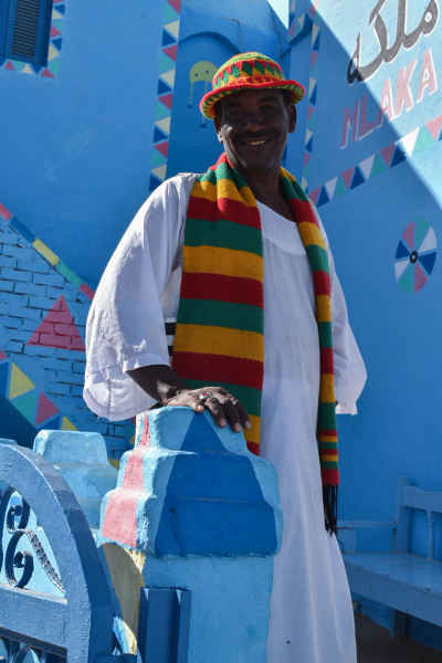 Nubian Man in Traditional Dress, Nubia Aswan