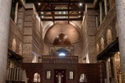 Abu Serga Church Interior, Coptic Cairo