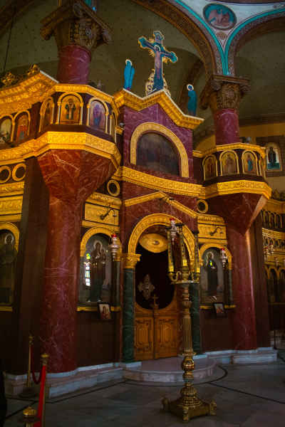 Saint George Church Interior Iconostasis, Old Cairo