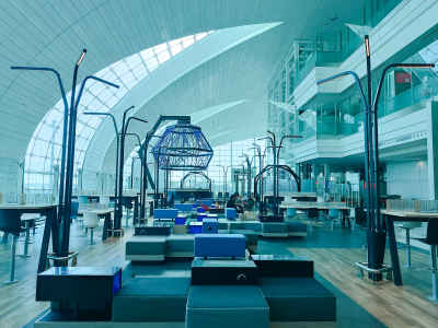 Dubai International Airport Modern Terminal Interior