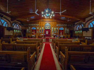 Saint Virgin Mary Church Interior, Mar Girgis Cairo