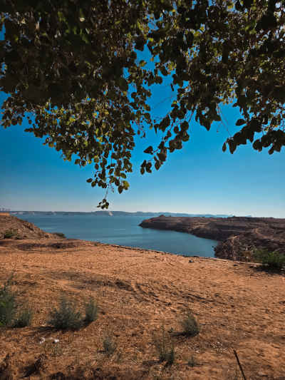 Lake Nasser View from Abu Simbel, Aswan