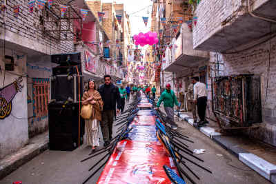Ramadan Iftar Setup Street, El-Matareya Cairo 2026