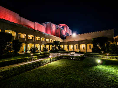 Cairo Opera House Grounds Night Illumination