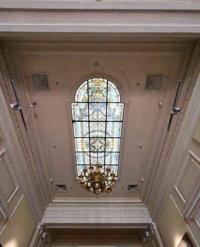 Aisha Fahmy Palace Stained Glass Ceiling, Zamalek Cairo