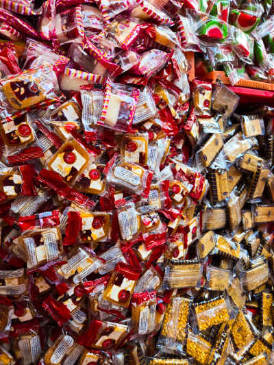 Moulid Sweets Display, Al-Abbaseya Cairo