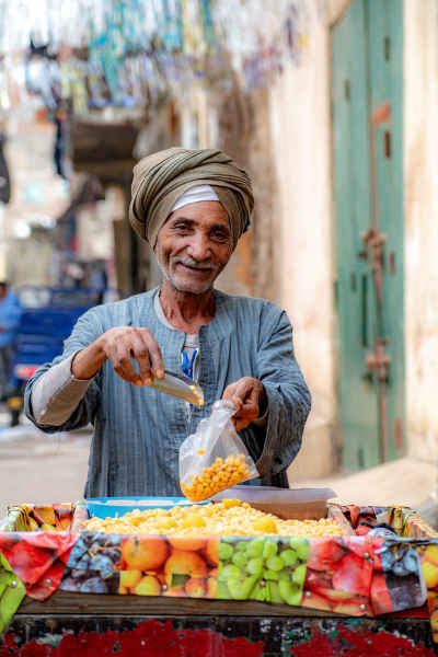 Lupine Bean Street Vendor, Kom El Dekka Giza
