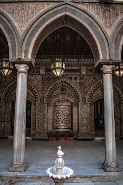 Hanging Church Interior Courtyard, Mar Girgis Cairo