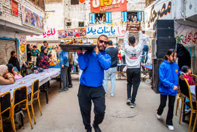 Ramadan Iftar Street Gathering, El-Matareya Cairo 2026