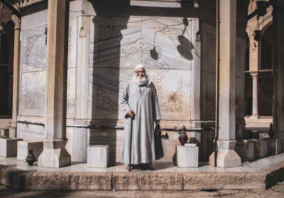 Sheikh at Al-Muayyad Mosque, Cairo