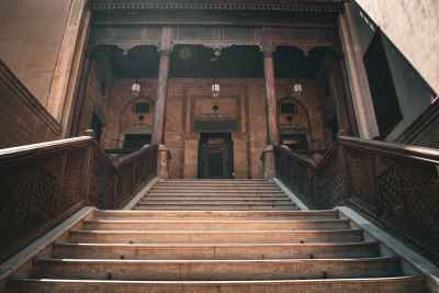 Al-Muallaqah Church Grand Staircase, Mar Girgis Cairo