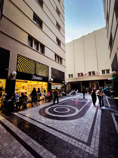 Radio Cinema Facade and Diwan Bookstore, Downtown Cairo