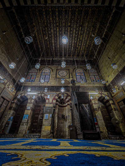 Sultan Al-Ashraf Qaitbay Mosque Interior, Cairo