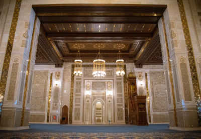 Masjid Misr Mosque Prayer Hall Interior, New Cairo