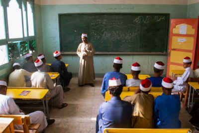 Al-Azhar School Boys Classroom, Qena Upper Egypt