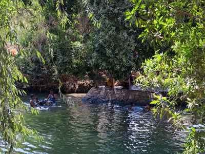 Children Swimming in Nile River, Qena Upper Egypt