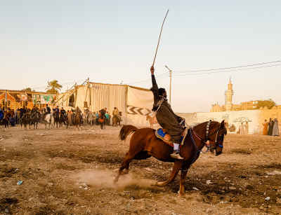 El Mirmah Traditional Horseman Performance, Qena Upper Egypt