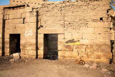 Abandoned Stone Structure on Al-Ashraf Street in Historic Cairo 2017