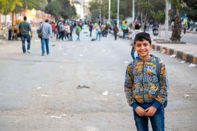 Egyptian Boy Portrait, Sudan Street Cairo