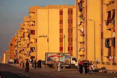 Al-Asmarat Social Housing District Street Life, Cairo